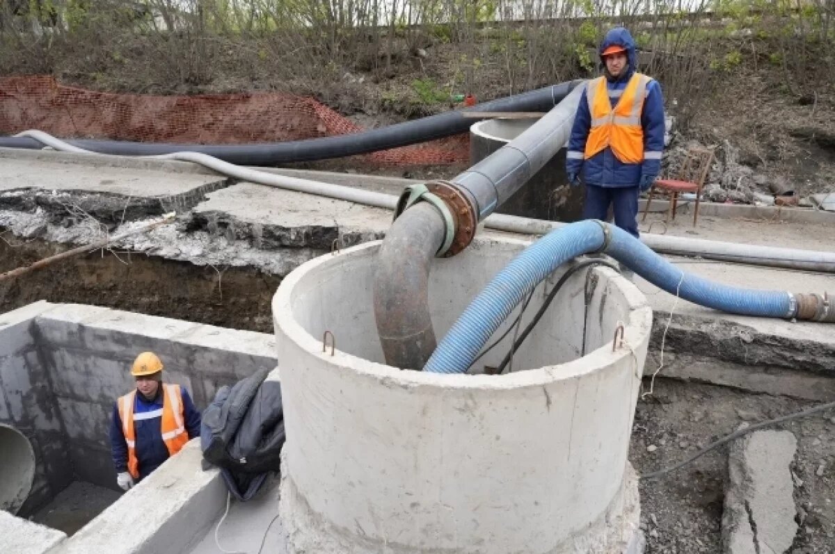    Протяженность нового участка коллектора составит 140 метров