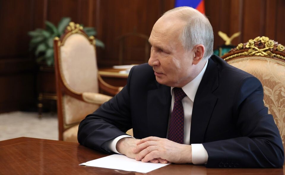    Встреча Владимира Путина и Александра Шуваева. Источник: Пресс-служба Кремля