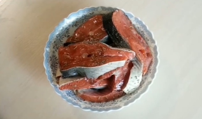 рыба маринуется