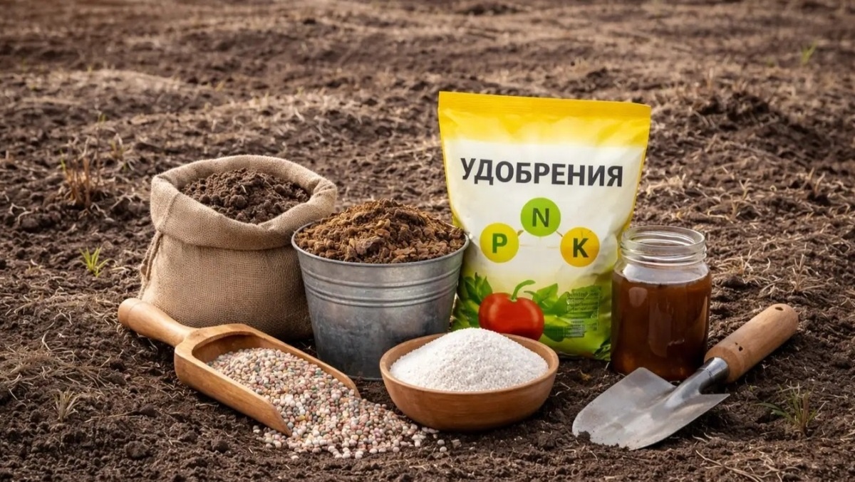 Удобрения необходимы для здорового роста растений и богатого урожая