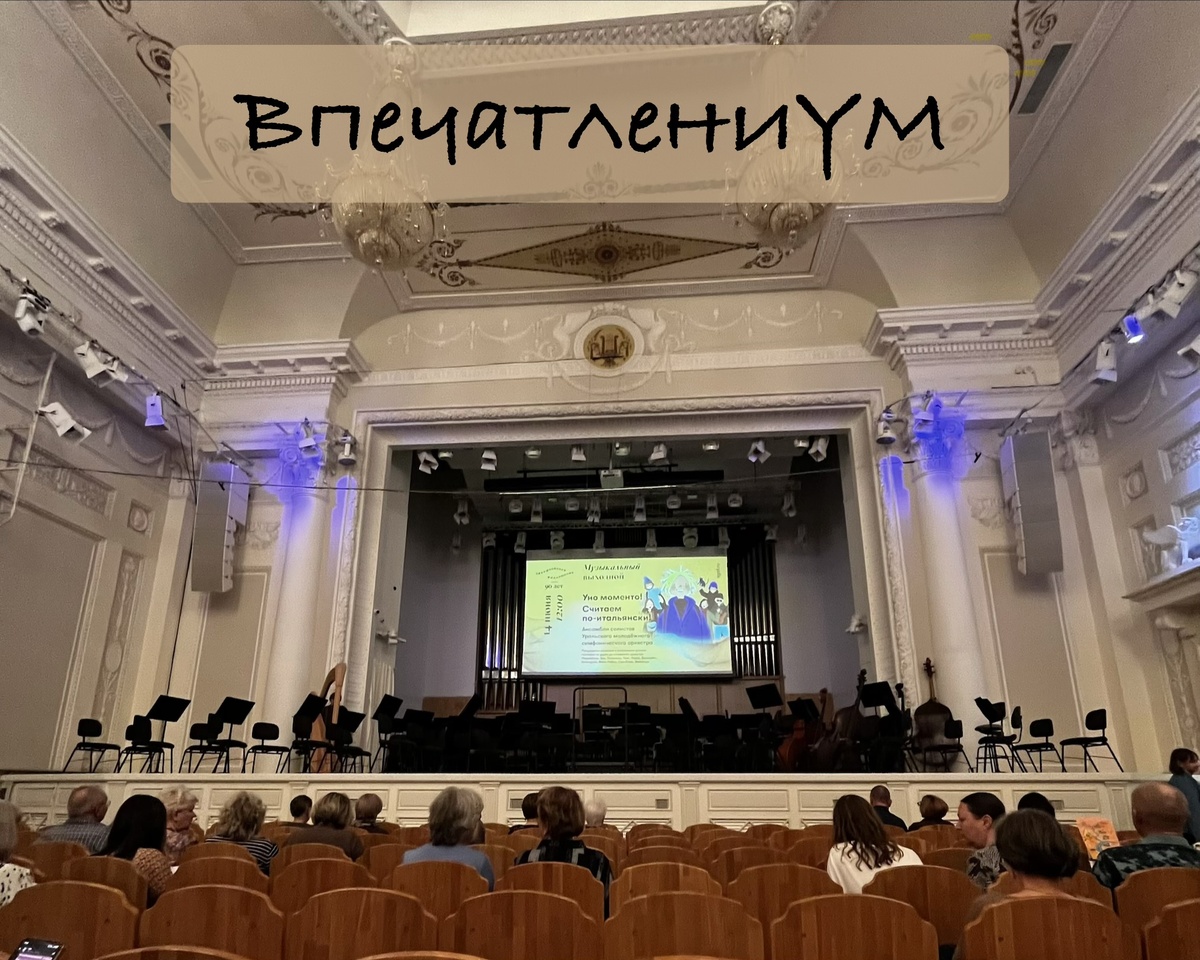 Концертный зал. Фотограф: ВпечатлениУМ