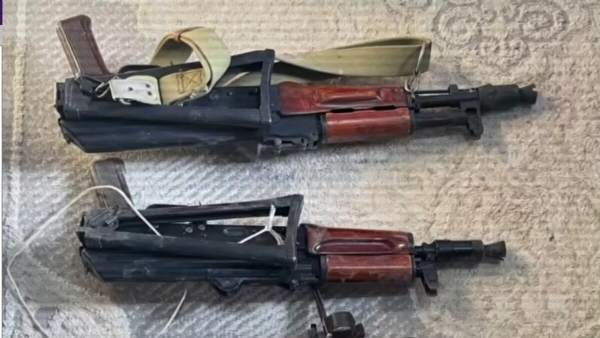 Оружие изъяли полицейские у преступной группы в Алматы © Photo : Polisia.kz