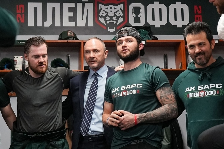    «Ак Барс» выиграл у «Локомотива» во втором матче финала 5:1.   
Фото: ak-bars.ru