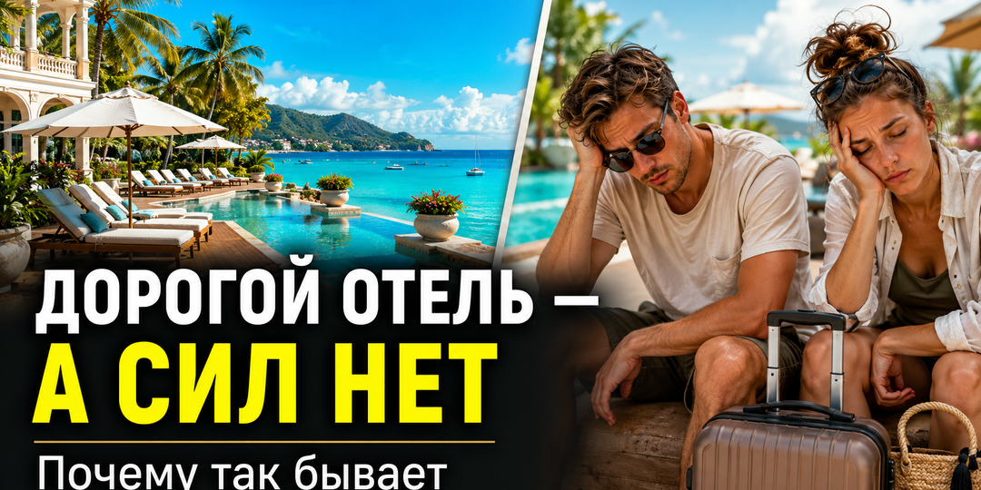 Почему отпуск в дорогом отеле может утомить сильнее, чем дома
