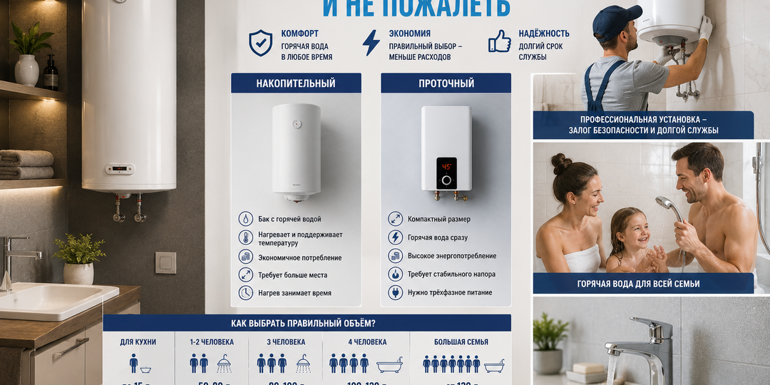Как выбрать водонагреватель и не пожалеть