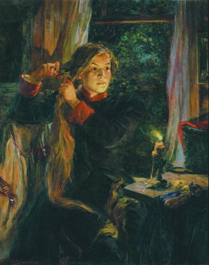 Л. Тимошенко. Портрет Дуровой (1945) https://elabuga.com