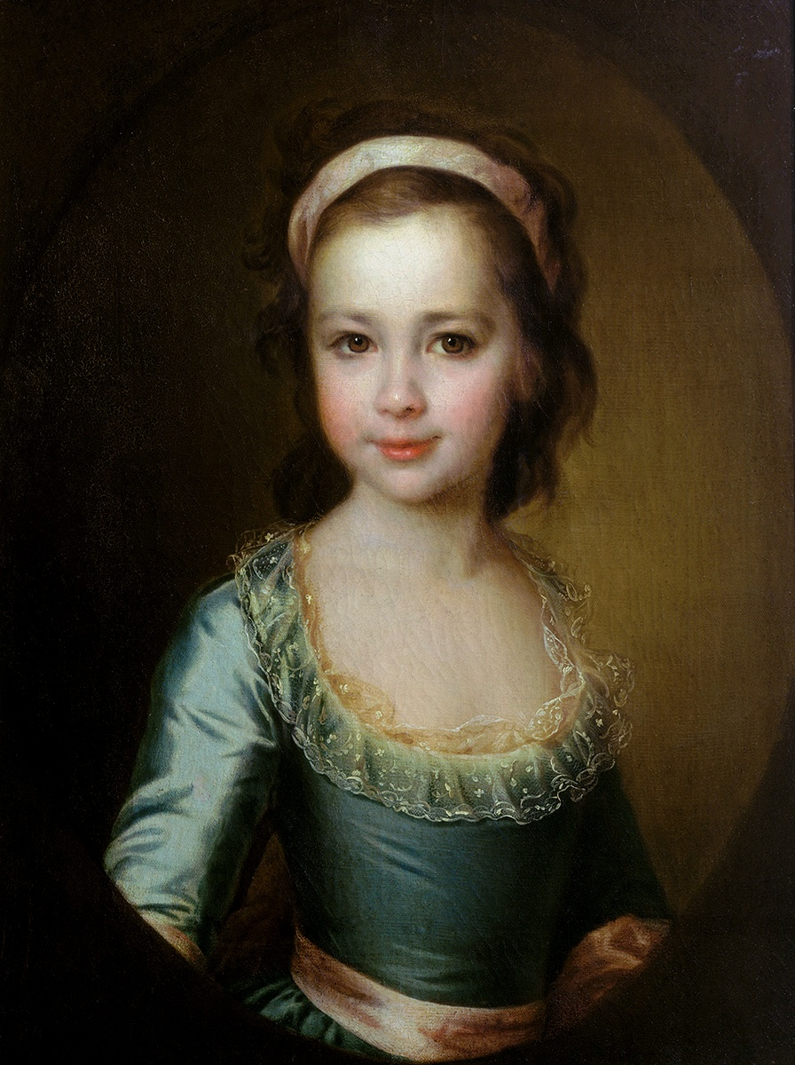 Анна Артемьевна Воронцова. Художник Дмитрий Григорьевич Левицкий. 