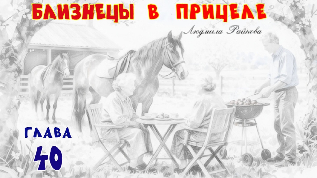 Нюра с Любой сидят на скамеечке, наблюдают как Лада и ещё четыре наездника, лошадей прогуливают... Лёха подходит чтобы наорать на старушек, набирает полную грудь воздуха и проникается ароматом... - Прокатишься? У нас Граф застоялся, некому прогулять.  