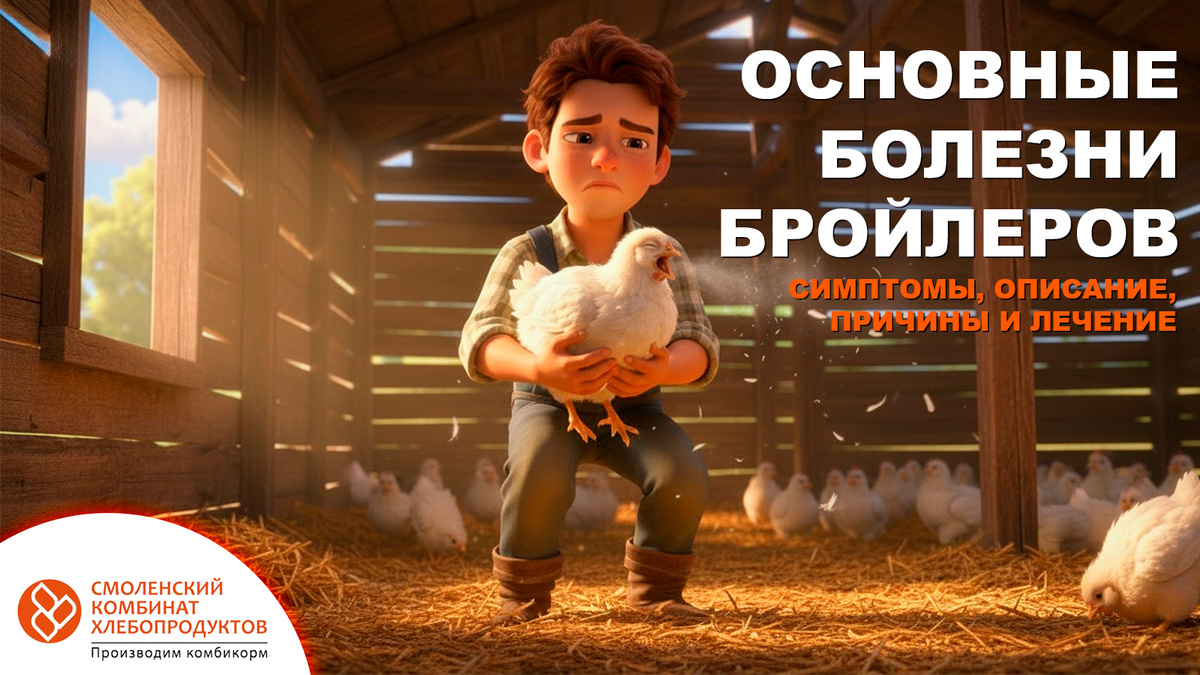 Основные болезни бройлеров