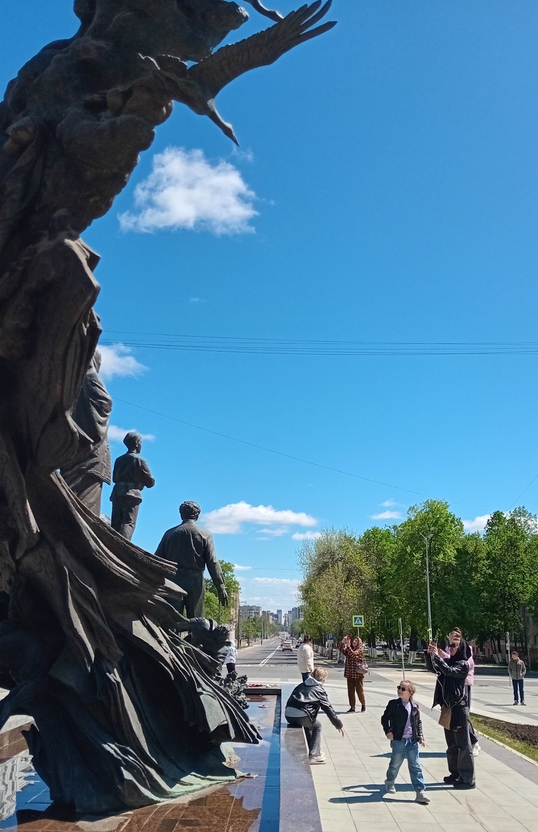 Памятник Мустаю Кариму - знаменитому писателю
