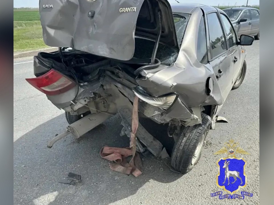    Водителя LADA Kalina госпитализировали Фото: ГУ МВД по Самарской области