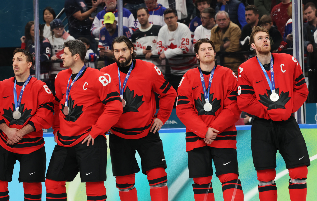    Игроки сборной Канады  Bruce Bennett/Getty Images