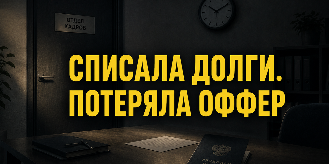 Списала 680 тысяч долгов — и не прошла проверку службы безопасности