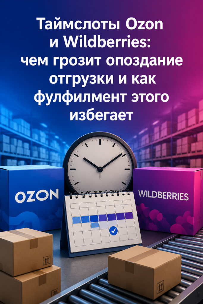    Как избежать штрафов за таймслоты Wildberries и Ozon: фулфилмент без задержек Ксения Курьякова