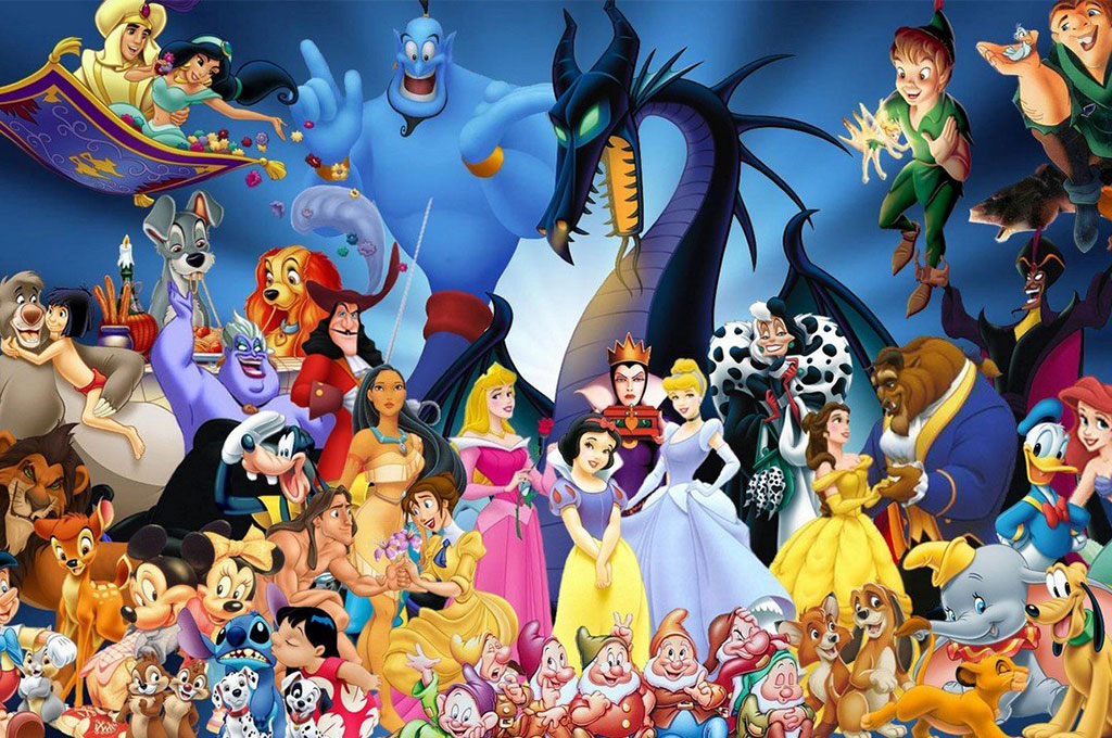 Изображение: герои мультфильмов Disney 