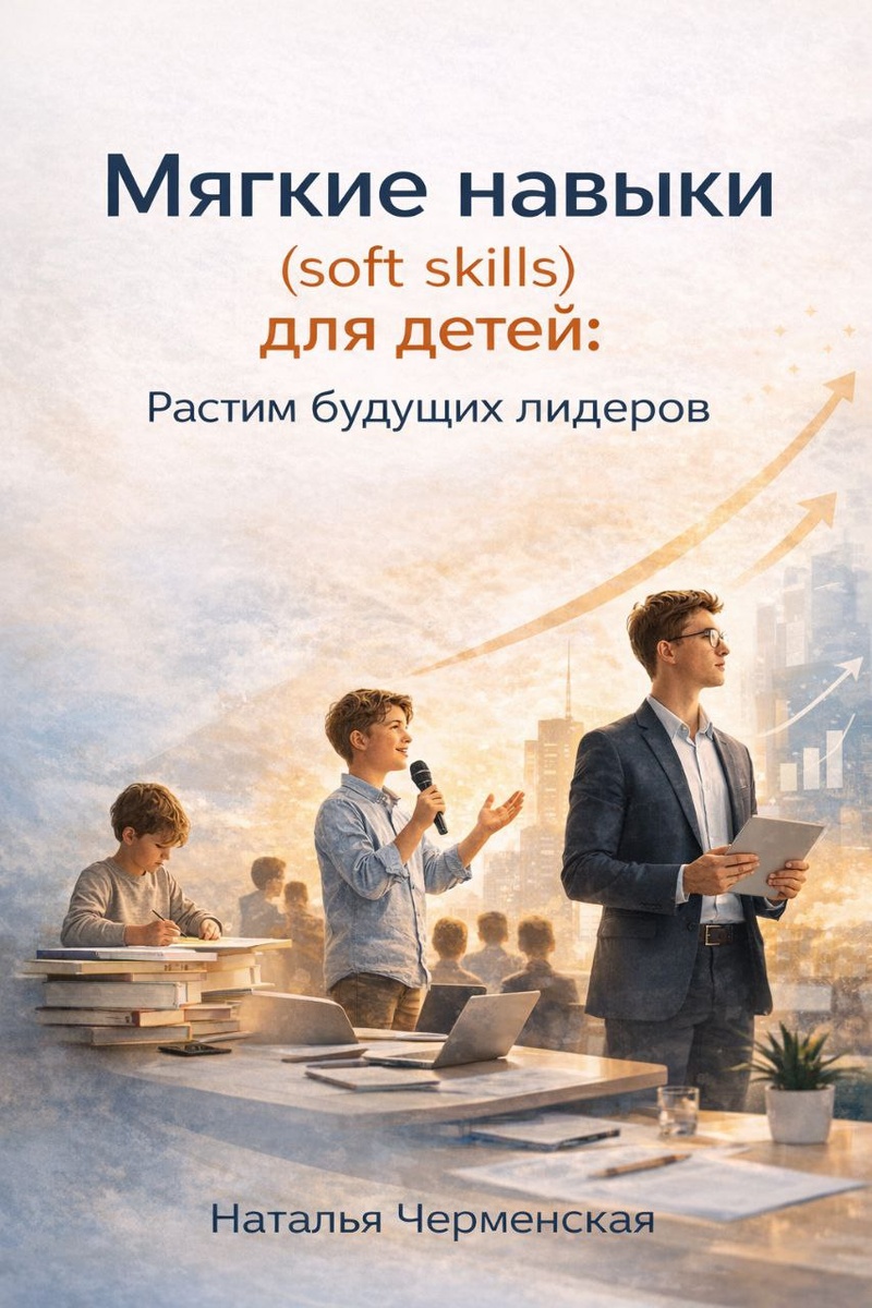 Обложка книги Мягкие навыки (soft skills) для детей: растим будущих лидеров Наталья Черменская