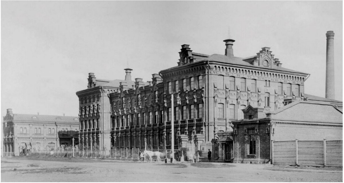 Здание винной монополии в 1908 г. (фото из фонда Красноярского краеведческого музея)