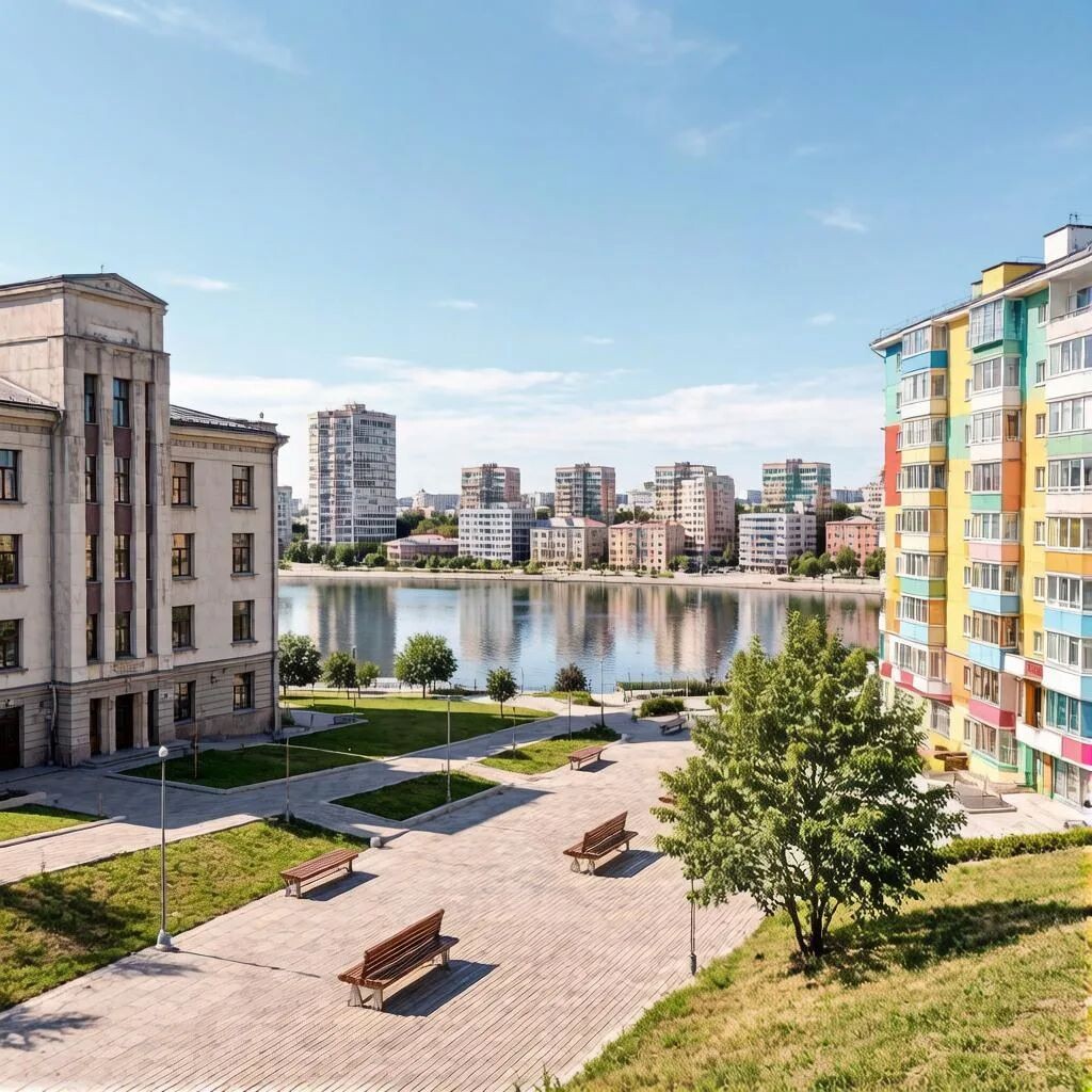 Бердск – один из старейших городов на территории Новосибирской области.  Фото: Изображение сгенерировано нейросетью / Станислав Казаченко