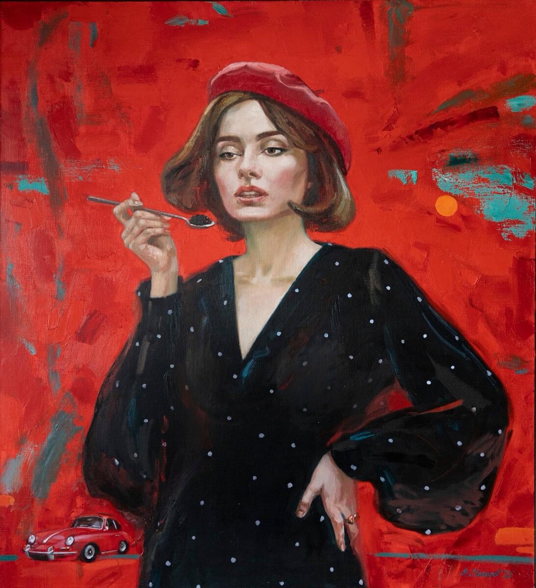 Антон Макаров. «Красивая жизнь». 110х100, х.м., 2025. 