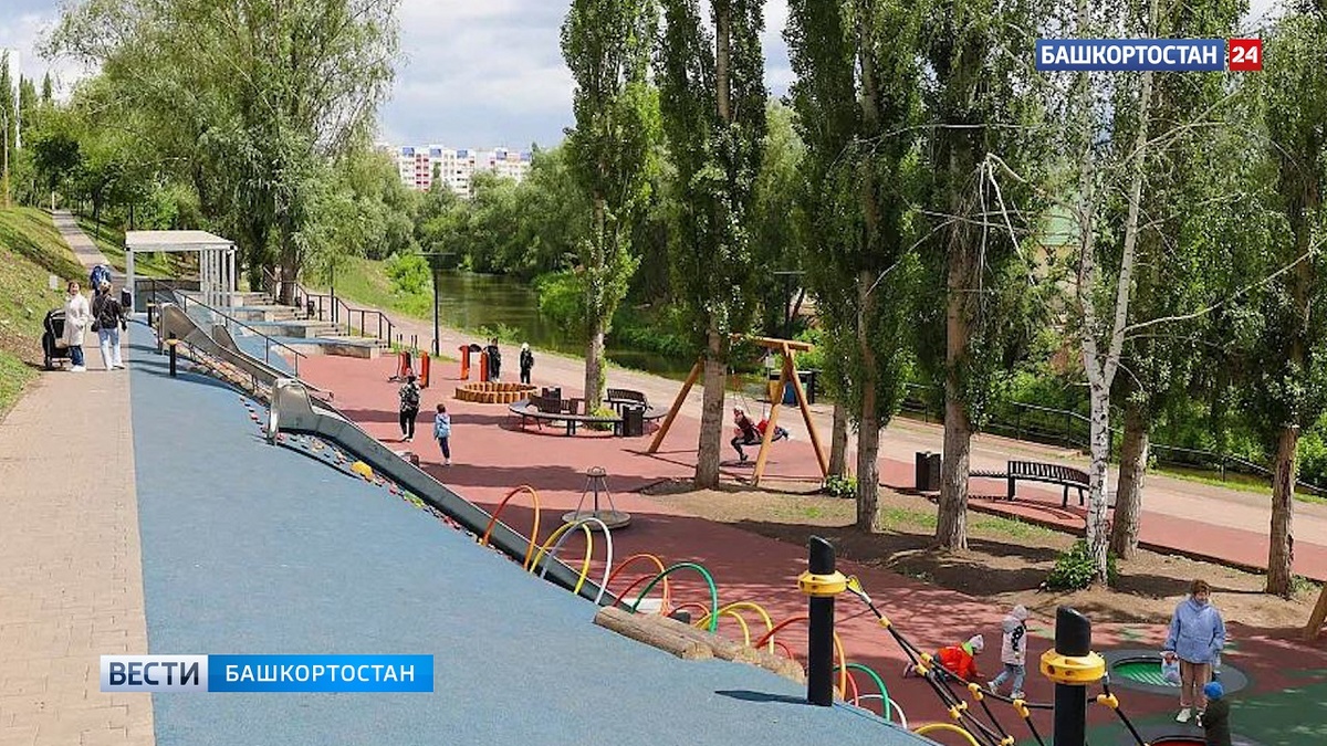    В Стерлитамаке активно благоустраивают общественные пространства