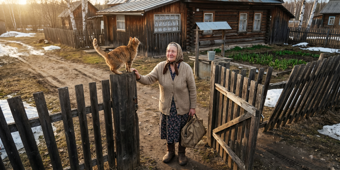 Сбежала из Москвы в деревню и не жалею. История бабушки Лизы