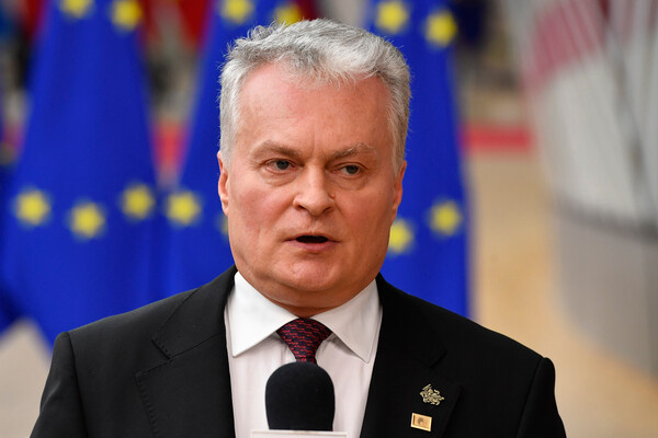 Президент Литвы Гитанас Науседа / Geert Vanden Wijngaert/AP   📷
