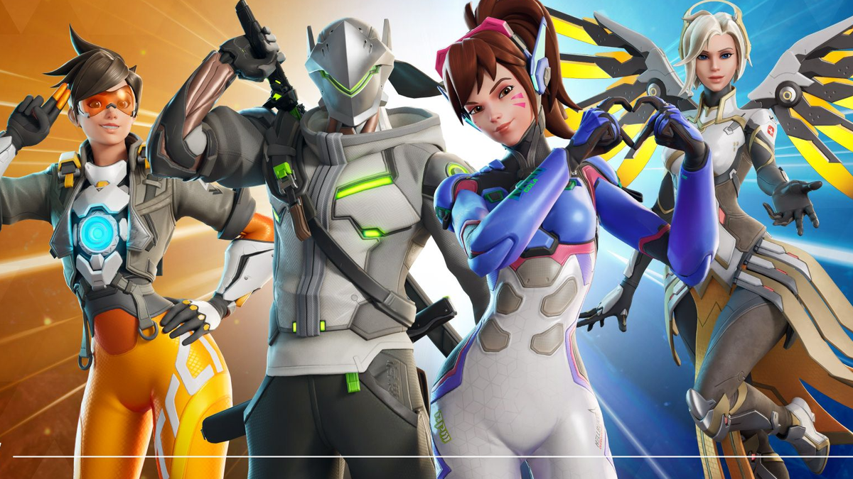 В Fortnite добавили Ангела, Диву и Трейсер из Overwatch