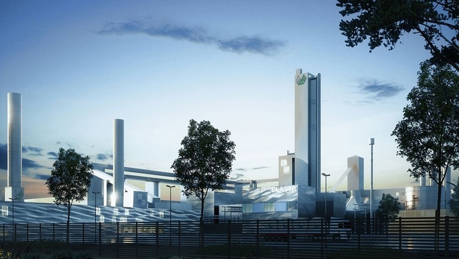    Визуализация завода "чистой стали" Blastr Green Steel в Инкоо, Финляндия. Автор фото: Blastr Green Steel