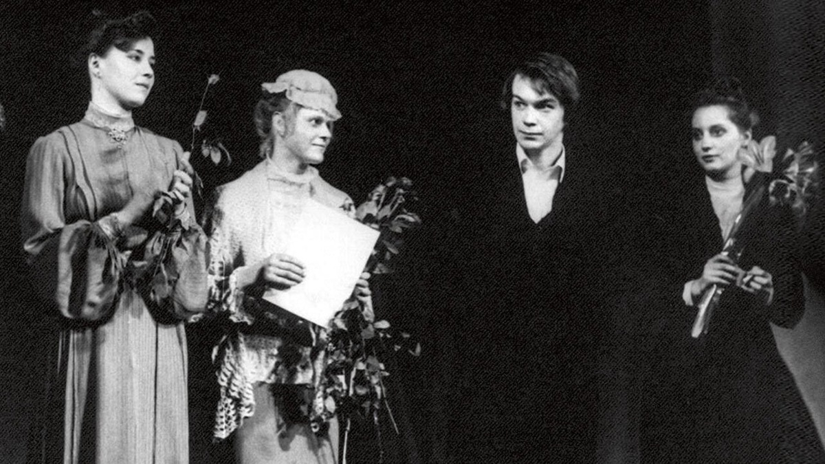 Михаил Горевой в Школе-студии МХАТ, 1985. Фото: из архива М. Горевого