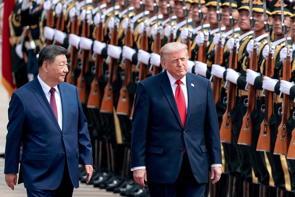    «Король джунглей» - таким заголовком The New York Post описала первый день официального визита президента США Дональда Трампа в Китай REUTERS