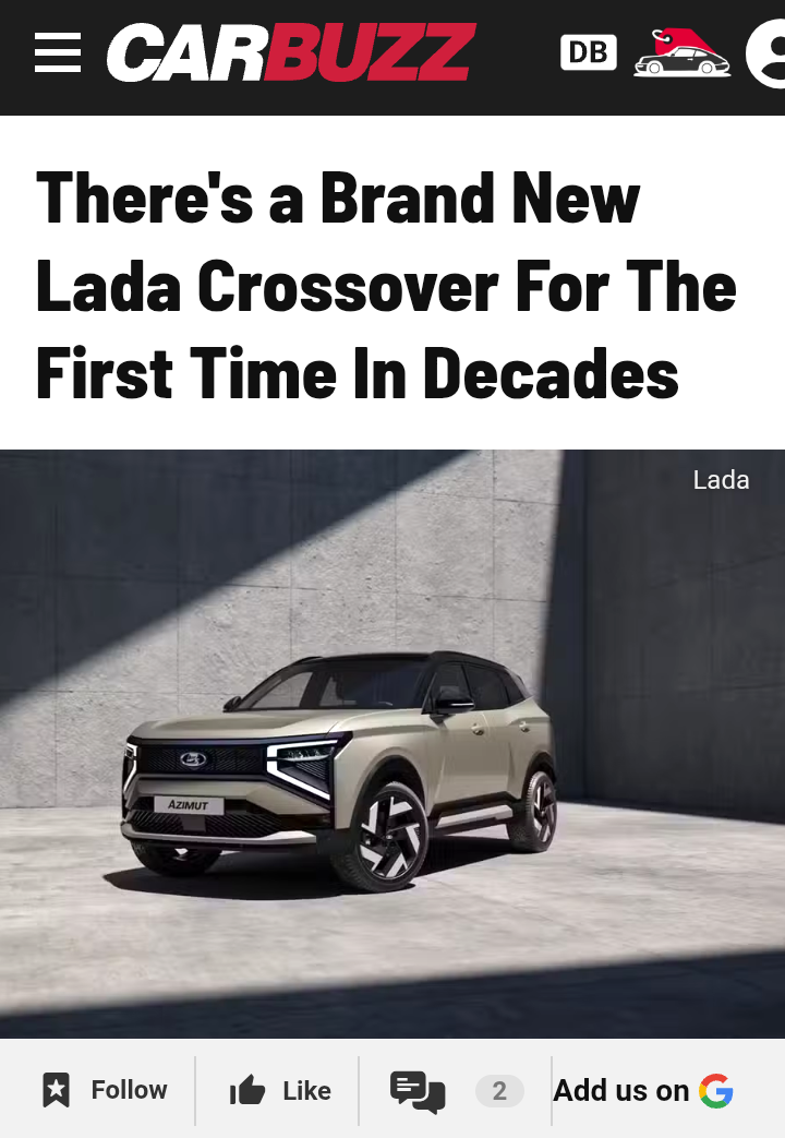 Скриншот с сайта CarBuzz