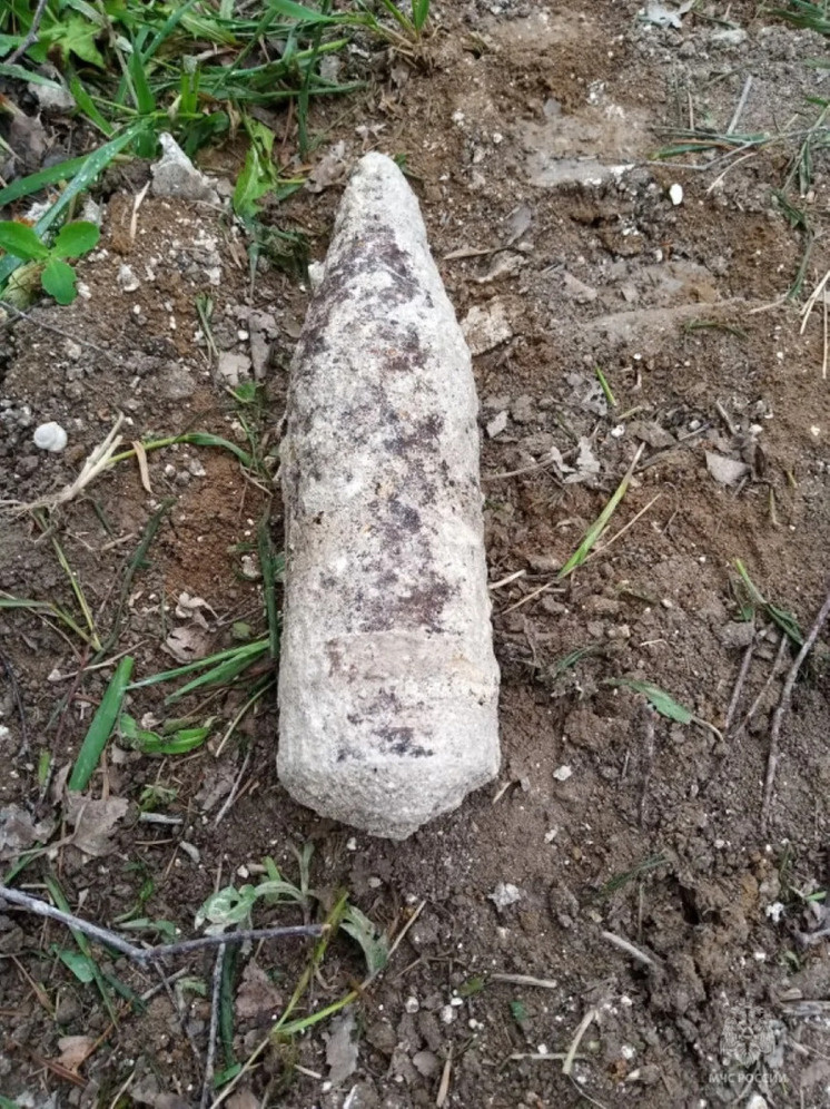     В Белгороде ликвидировали артснаряд времен Великой Отечественной войны, фото: 31.mchs.gov.ru