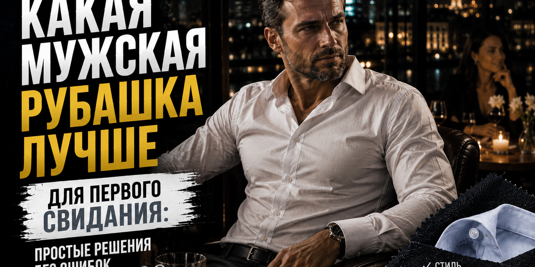 Какая мужская рубашка лучше для первого свидания: простые решения без ошибок
