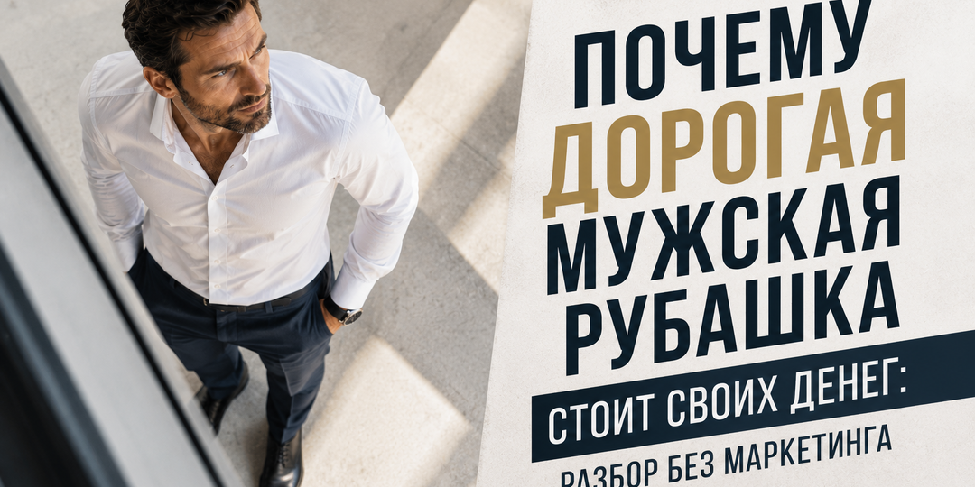 Почему дорогая мужская рубашка стоит своих денег: разбор без маркетинга