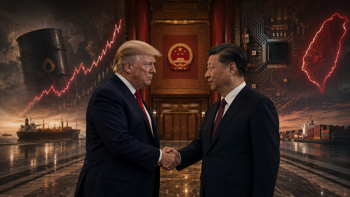 Встреча Трампа и Си Цзиньпин в Китае.