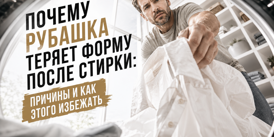 Почему рубашка теряет форму после стирки: причины и как этого избежать