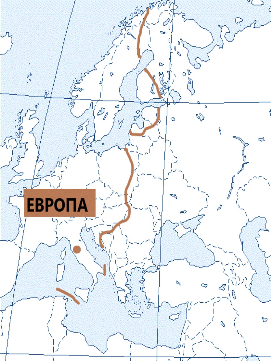 Европа в 1246 году
