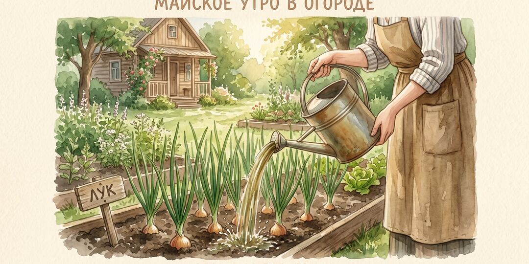 Подкормка лука в мае-июне 2026: 3 главные дозы для крупной головки