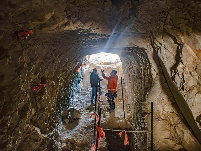    Тоннель в Иерусалиме. Фото: Юля Шварц, Управление древностей Израиля