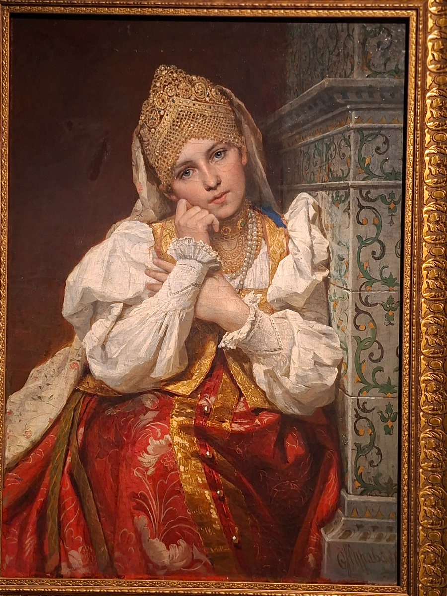 картина  Боярышня, художник  Фирс Журавлев
