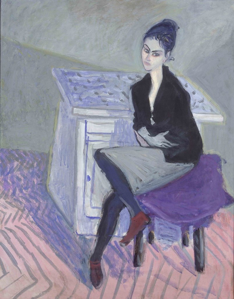 Зусман Л. П. "Портрет балерины" 1964 г. (Портрет балерины М.Евтюхиной). Собрание ЮниКредит Банка, Москва.