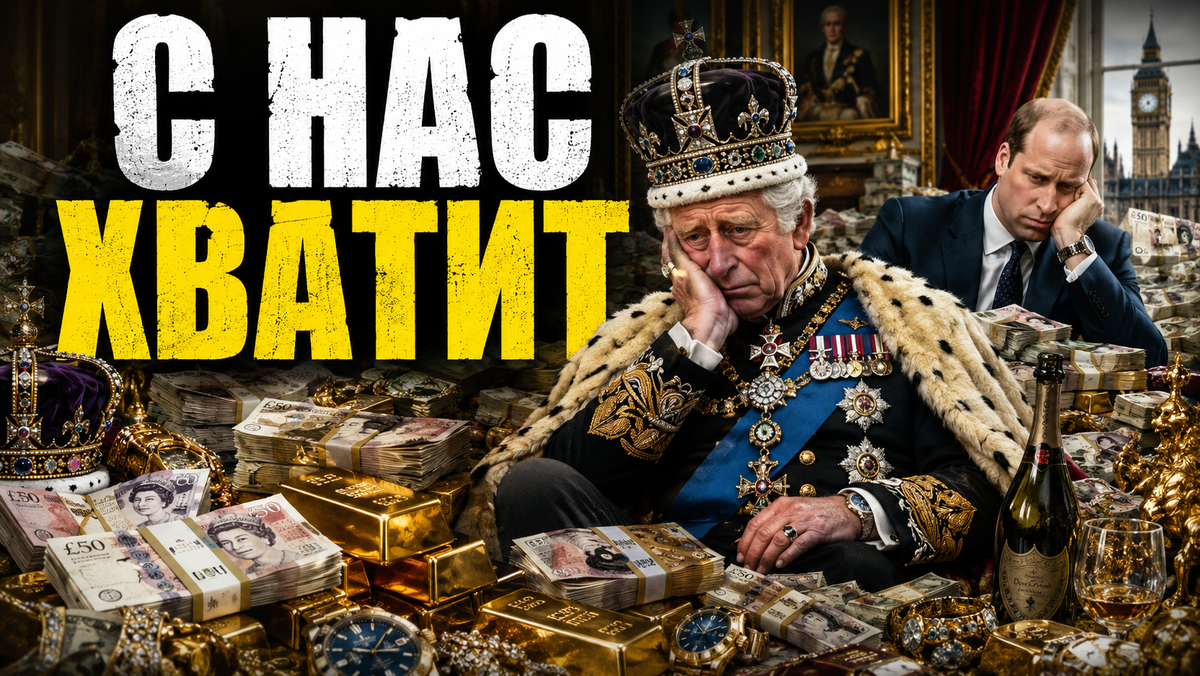 «С нас хватит» — британцы стремятся отказаться от монархии. 500 миллионов в год на содержание короны