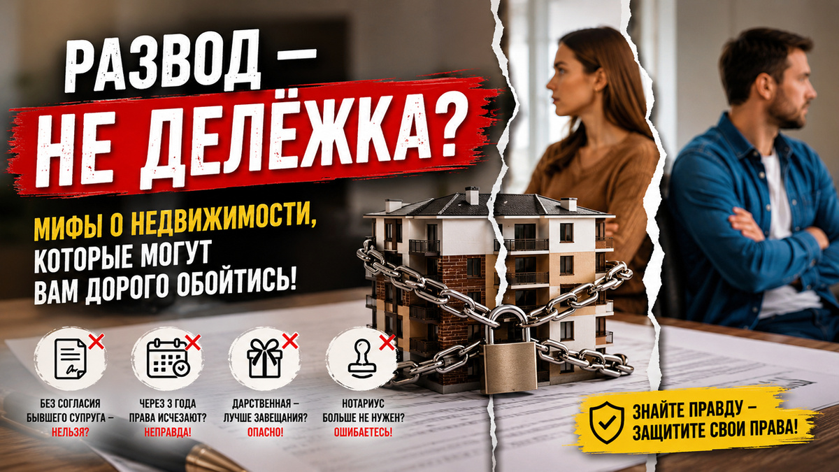 Самые распространённые заблуждения россиян о сделках с недвижимостью