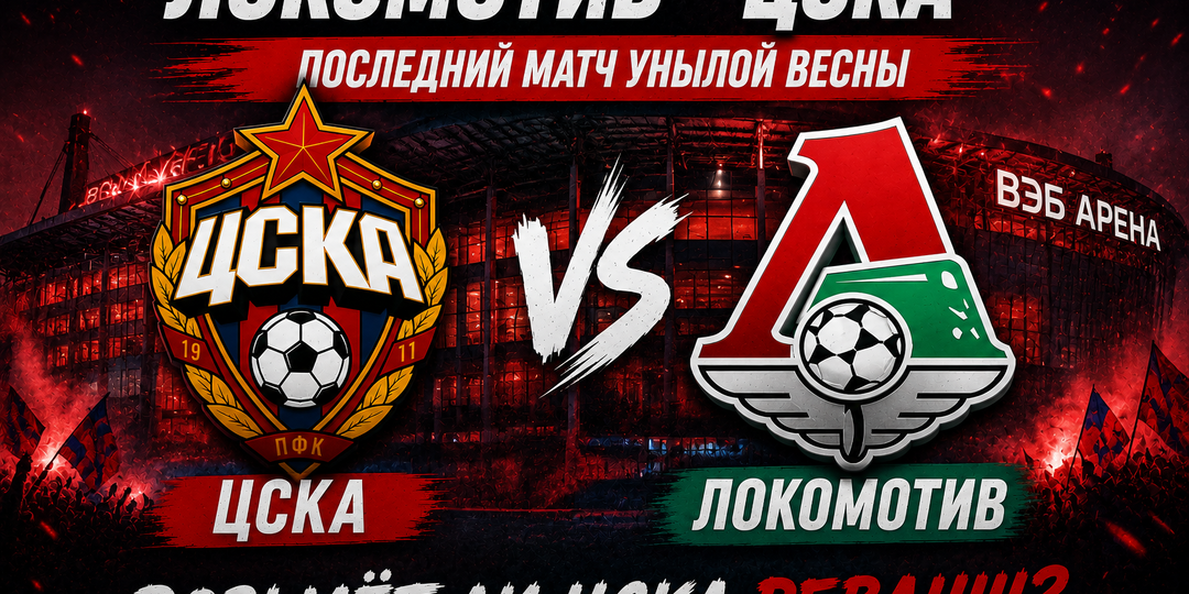 ЦСКА - Локомотив. Последний матч унылой весны. Возьмёт ли ЦСКА реванш?