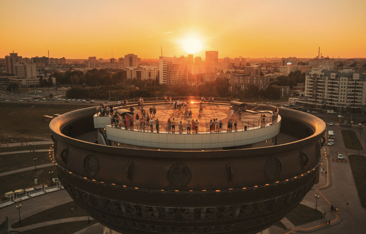 Казань с высоты — столица Татарстана
