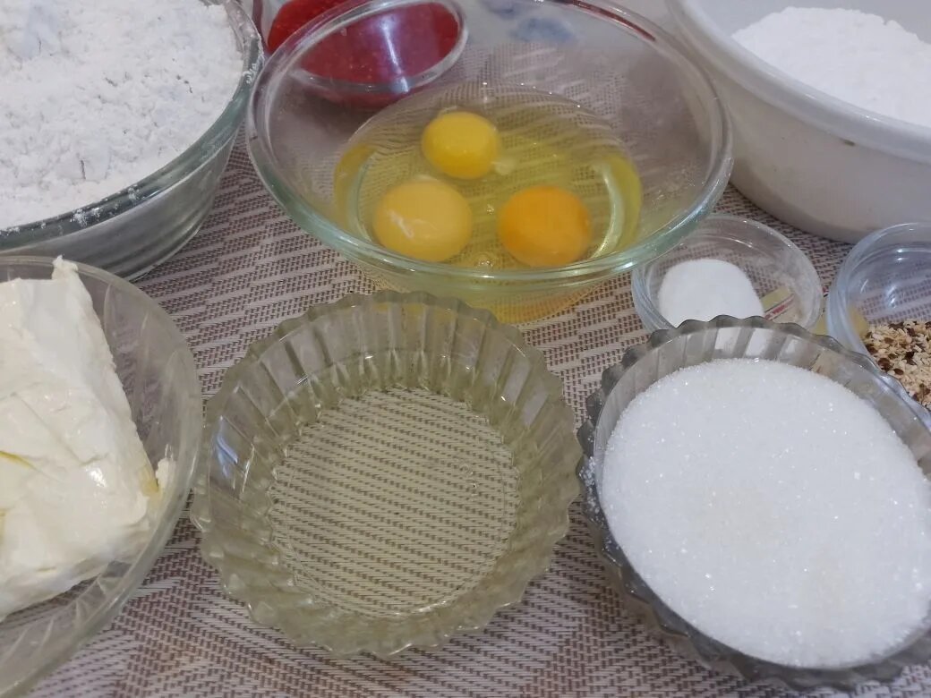 Ингредиенты для пригоовления печенья