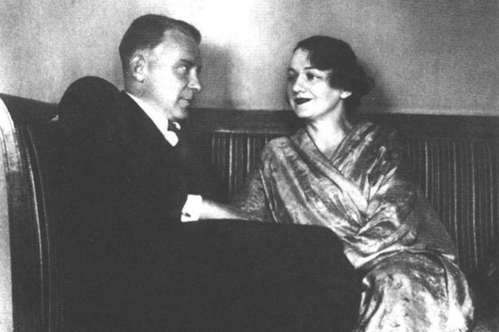    Михаил и Елена Булгаковы. скриншот с сайта Москвич Mag