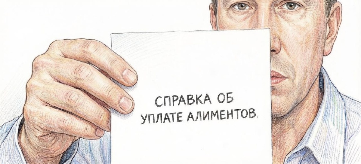 Справка об уплате алиментов
