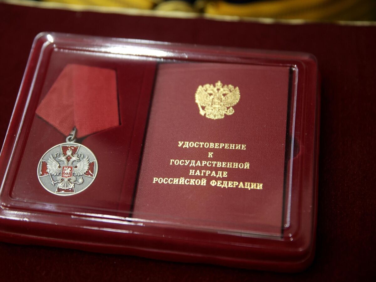    Медаль ордена "За Заслуги перед Отечеством" | © РИА Новости / Андрей Сорокин