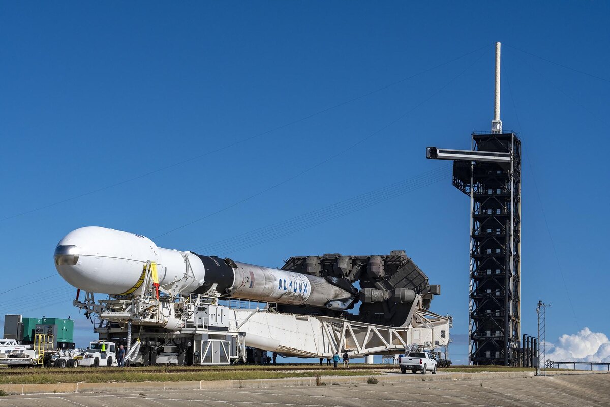 Falcon-9. Фото для иллюстрации.